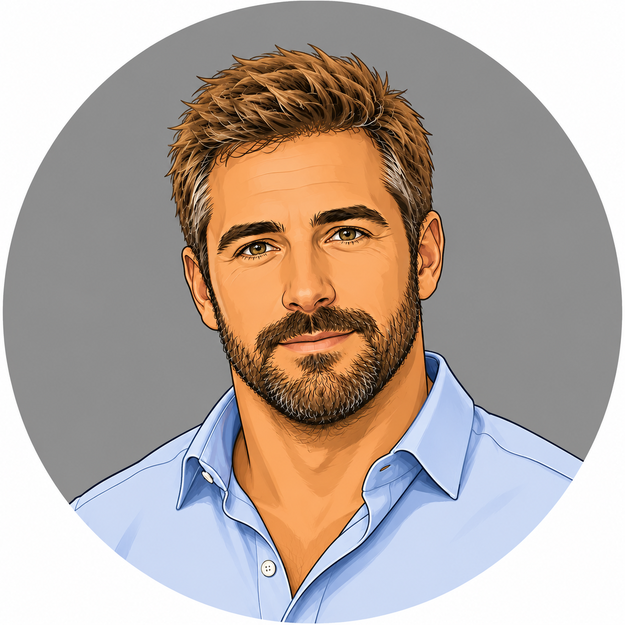 Retrato ilustrado de la persona detrás de Flinx Capital